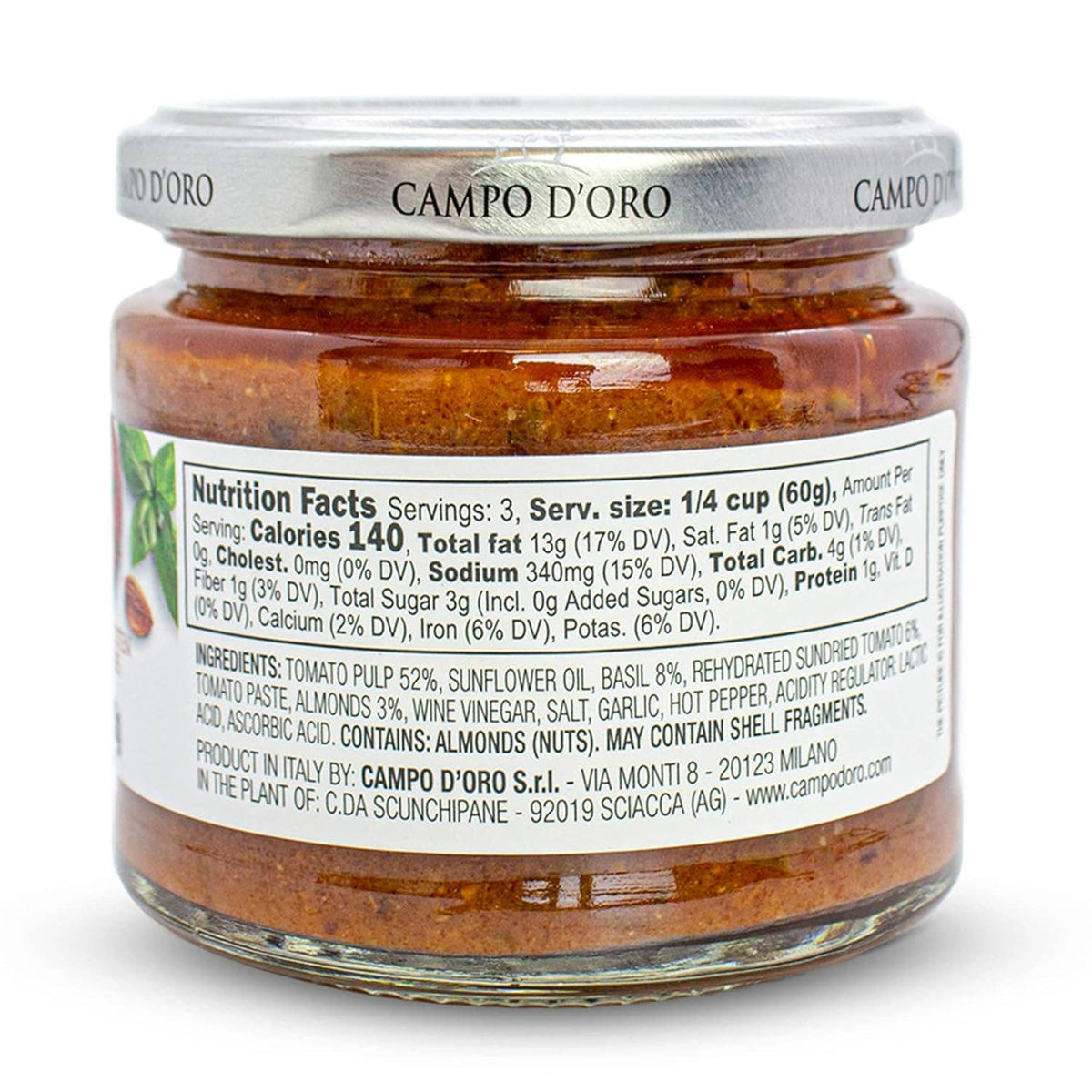 Campo D'Oro Sicilian Trapanese Pesto