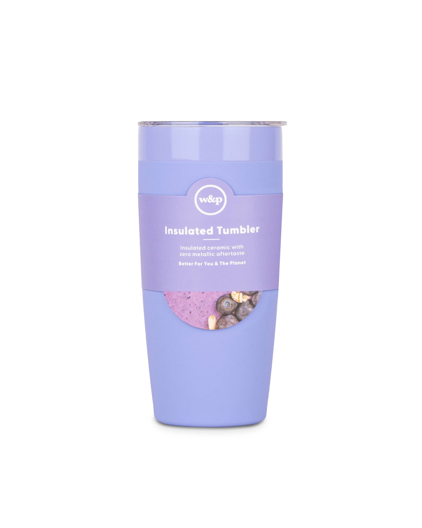 Insulated Ceramic Stainless Steel Coffee & Drink Tumbler: Terrazzo Cream