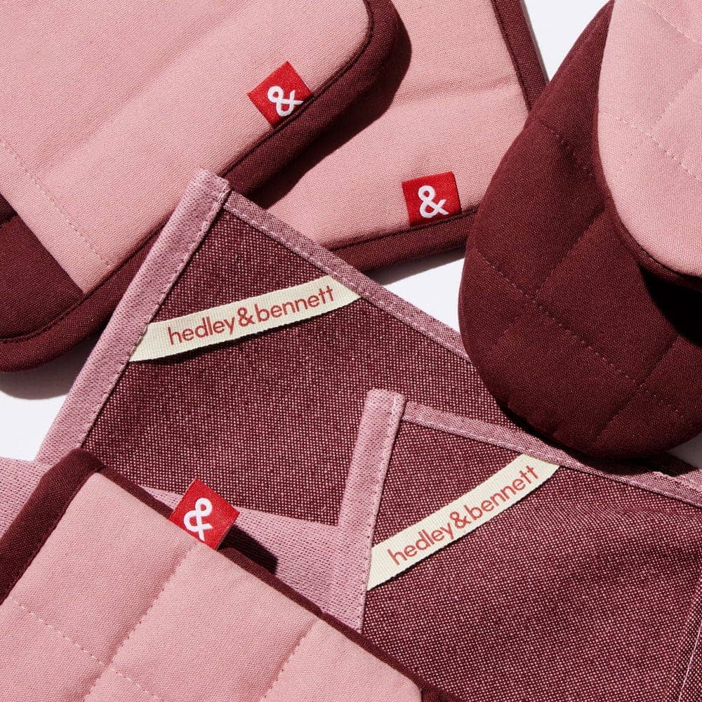 Pot Holders - Rhubarb