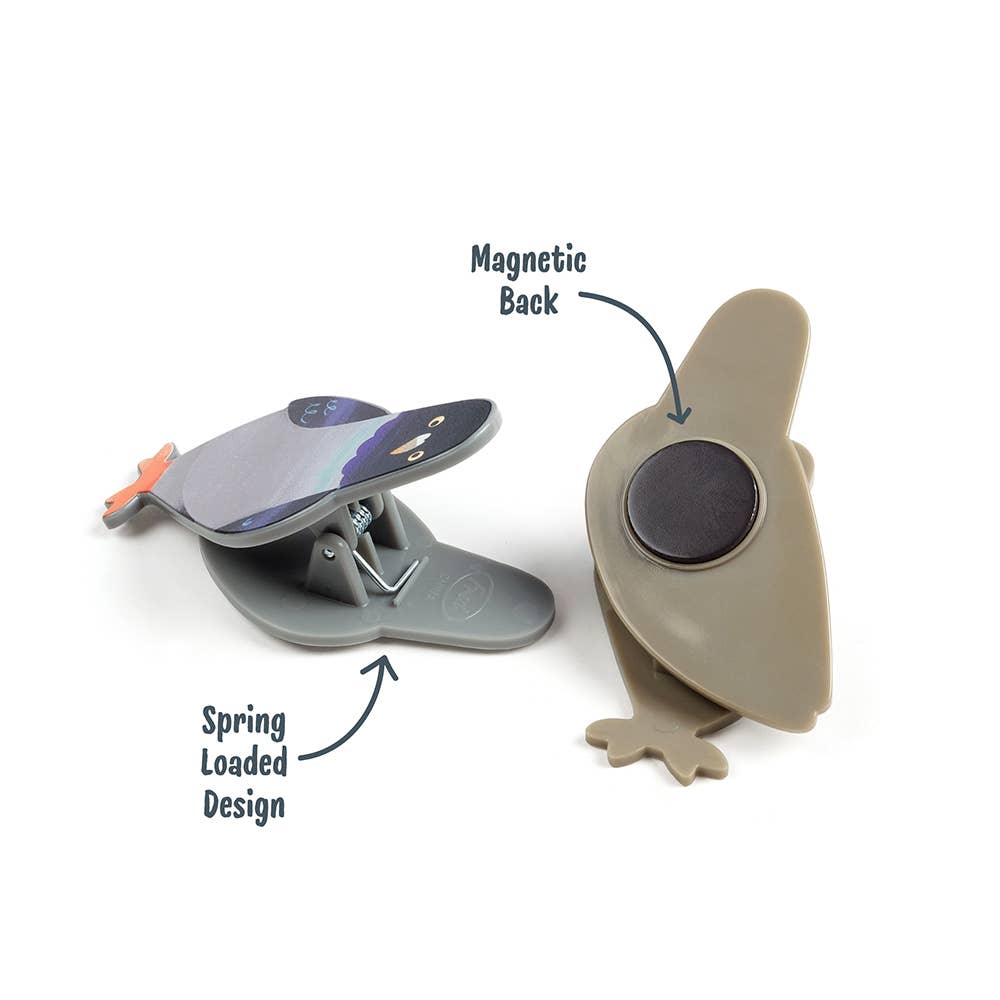 Pigeon Bag Clips - Set of 4