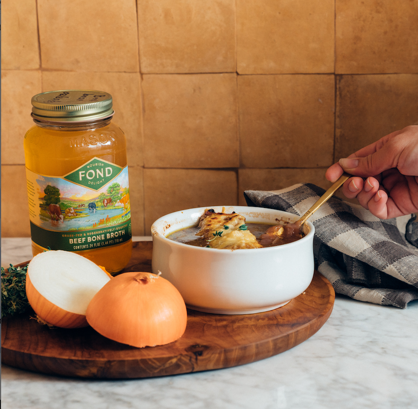 Regenerative Grass-fed Beef Bone Broth 24oz