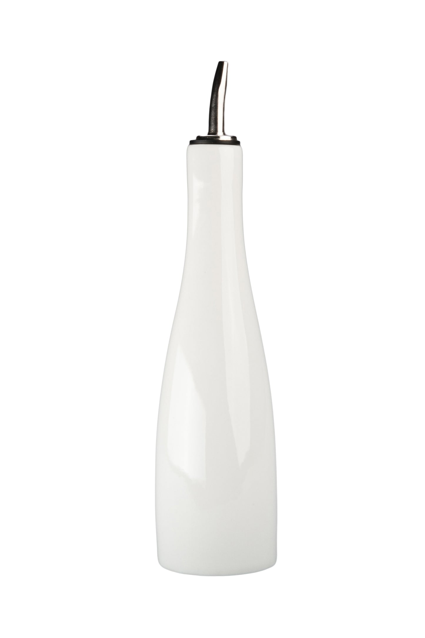 White Porcelain Olive Oil Bottle