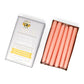 8" Hand Dipped Unscented Taper Candles - Shell White