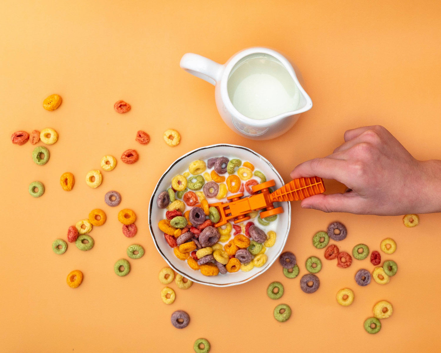 Set of 2 Tractor Utensils - Green