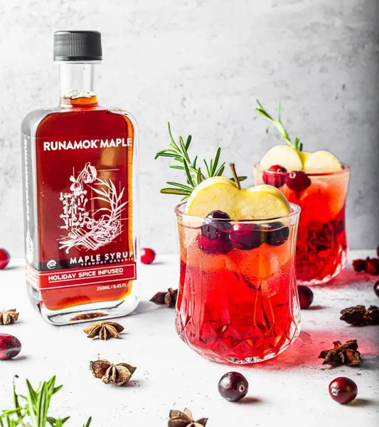 Holiday Spice Infused Maple Syrup