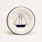 Coastal Village Round Plate