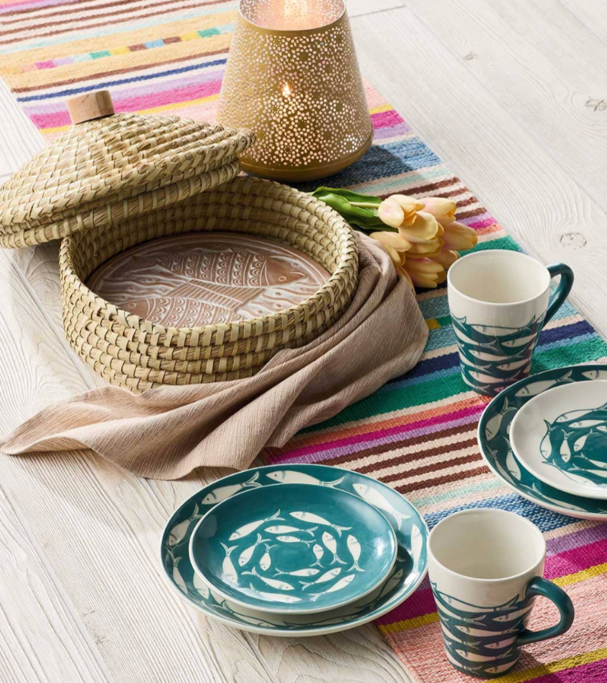 Macha Lidded Handmade Breadwarmer