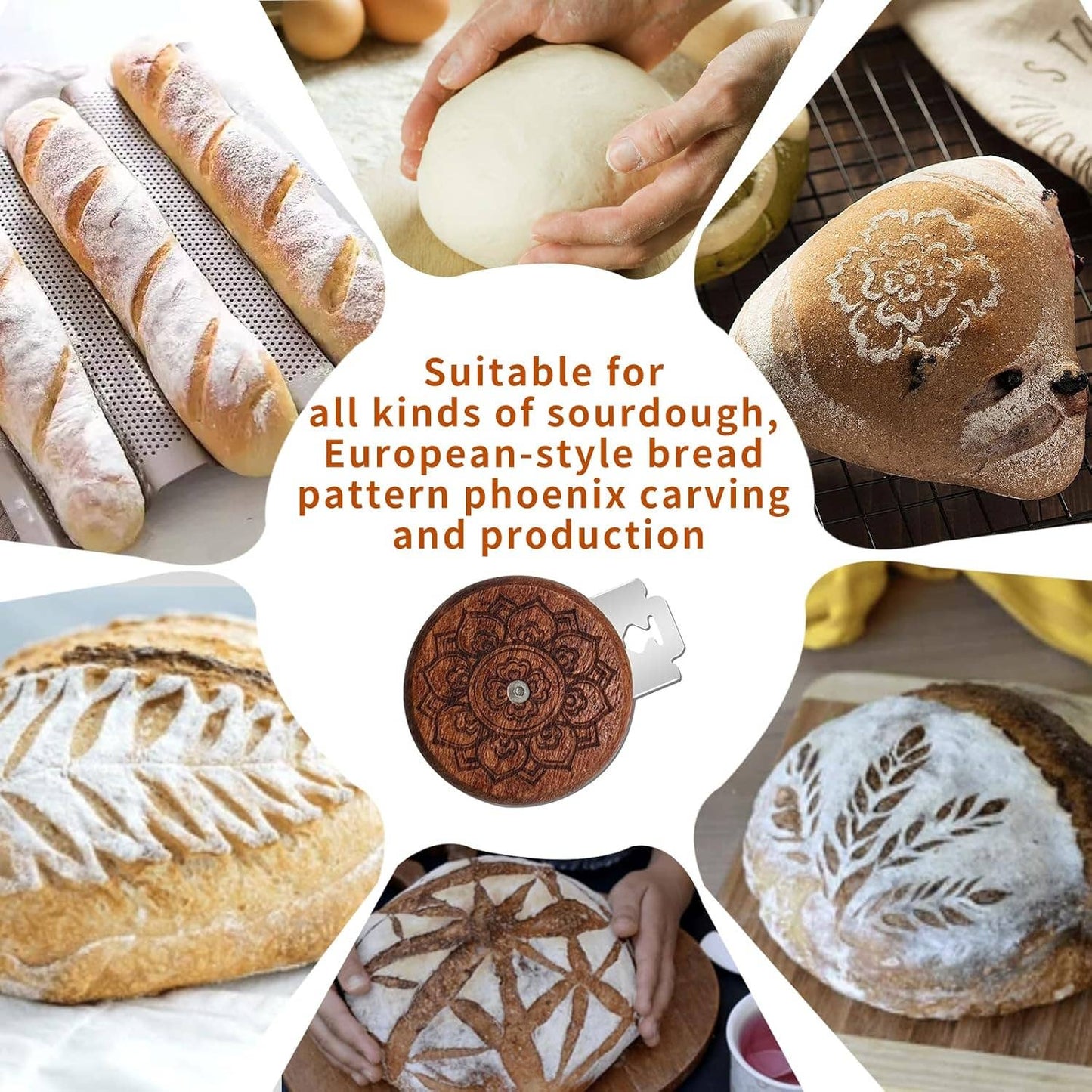 Wooden Lame Bread Scoring Tool