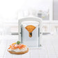 HIC Kitchen Safe Grip Bagel Slicer, Guillotine-Style