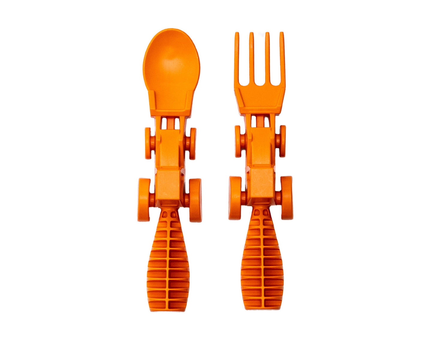 Set of 2 Tractor Utensils - Green