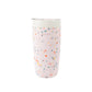 Insulated Ceramic Stainless Steel Coffee & Drink Tumbler: Terrazzo Cream