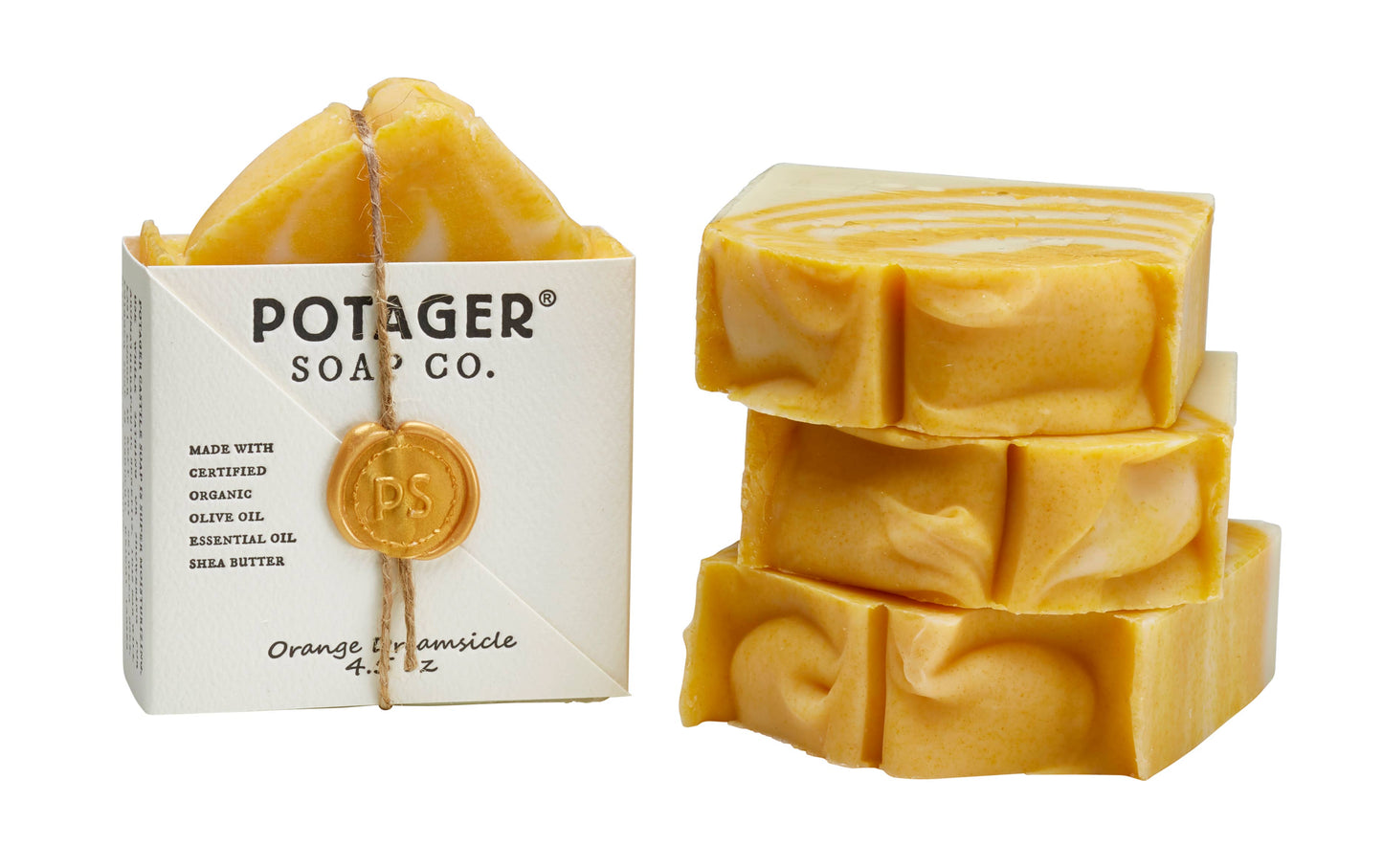 Orange Dreamsicle Handmade Bar Soap |  Natural Soap