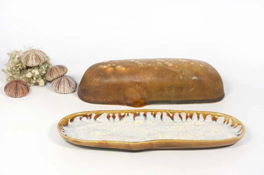 Handmade Razor Clam Butter Dish