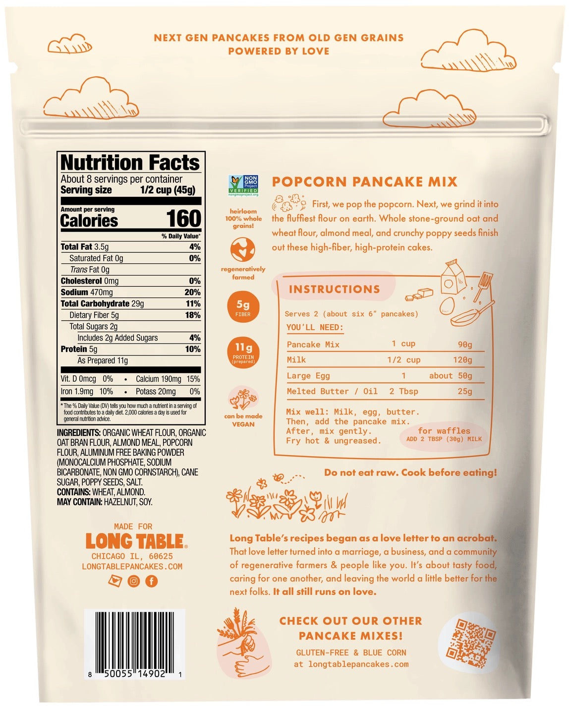 Long Table Baking Mixes