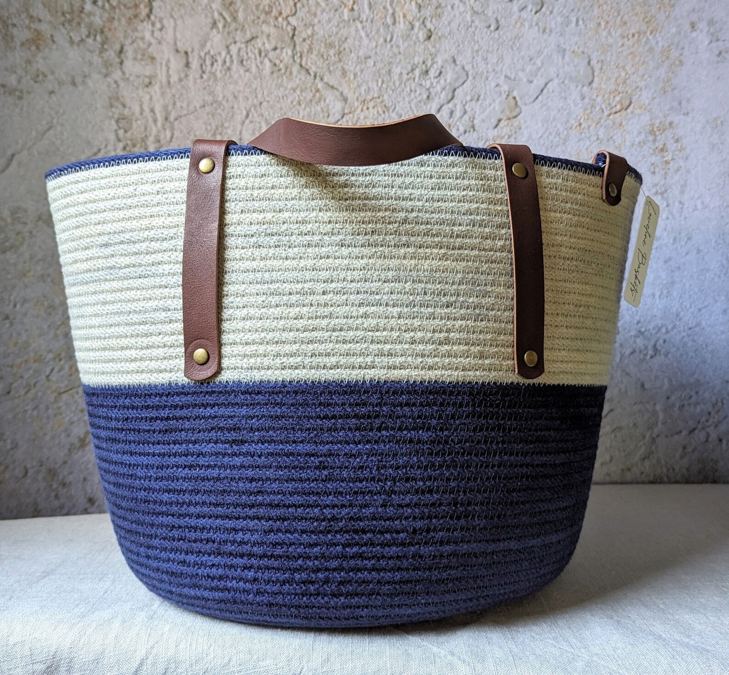Calliope Rope Basket Tote Large