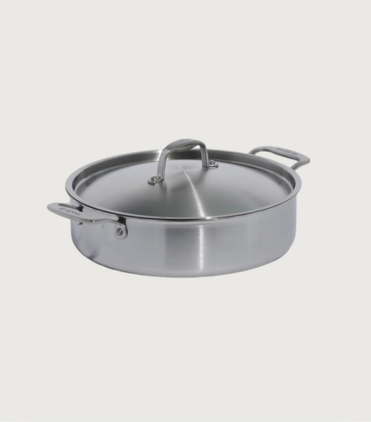 6 QT Stainless Steel Rondeau with Lid