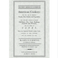 American Cookery: The First American Cookbook