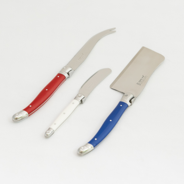 Jean Dubost 3Pc Cheese Set in Paris Colors