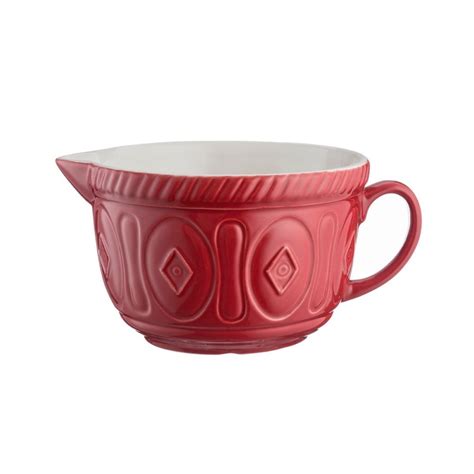 Color Mix Batter Bowl - Red