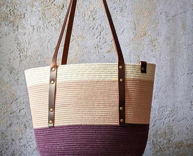 Calliope Rope Basket Tote Large