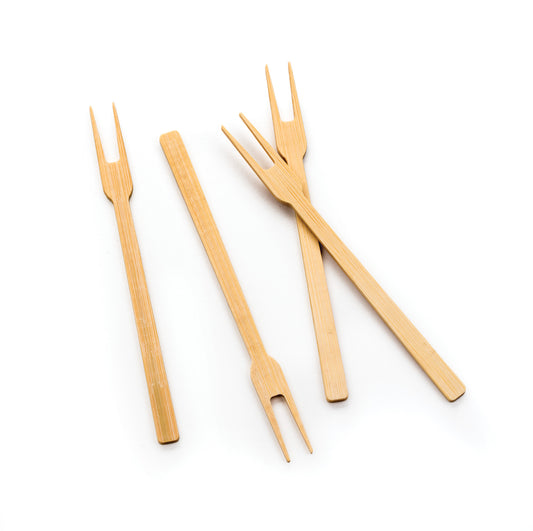 6" Bamboo Appetizer Forks