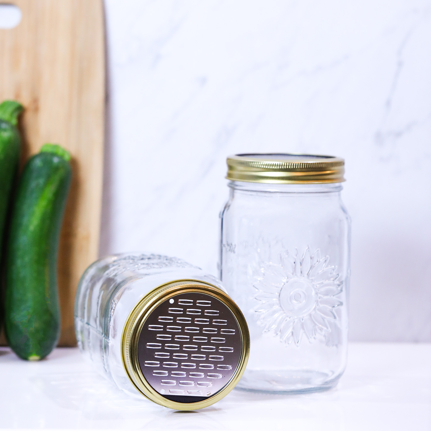 Mason Jar Lid Grater