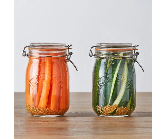 Round Clip Top Jars